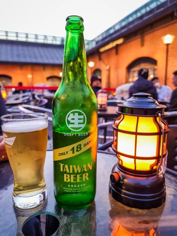 beer break bar side of red house taipei taiwan