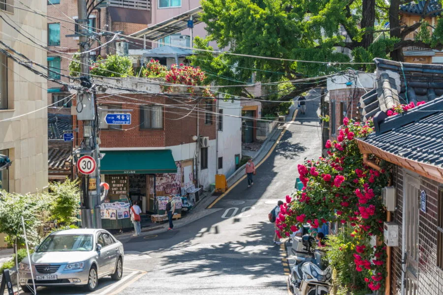 neighborhood near bukchon hanok seoul