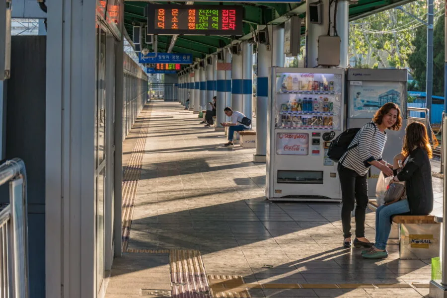 commuter train Seobing-Go Seoul station