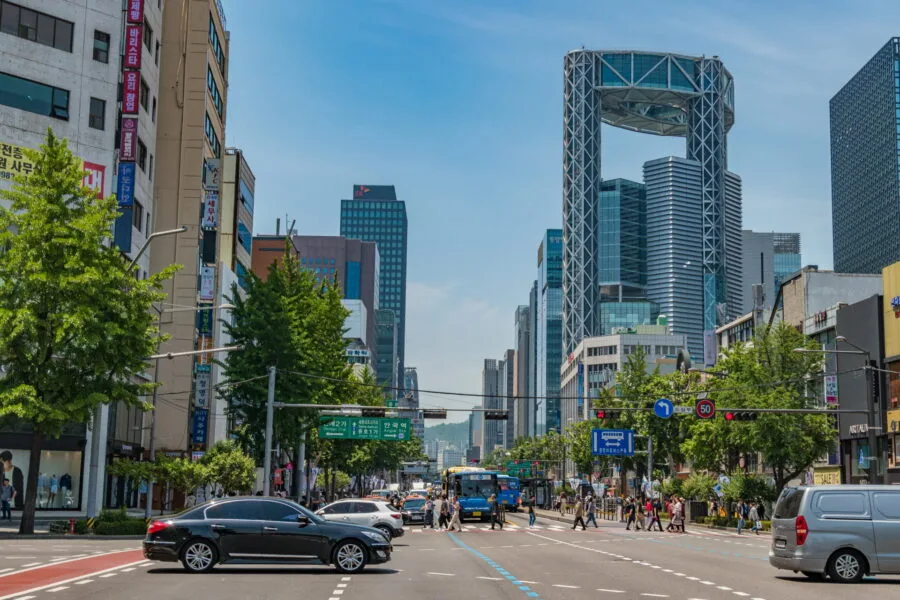 view Seoul near Insadong