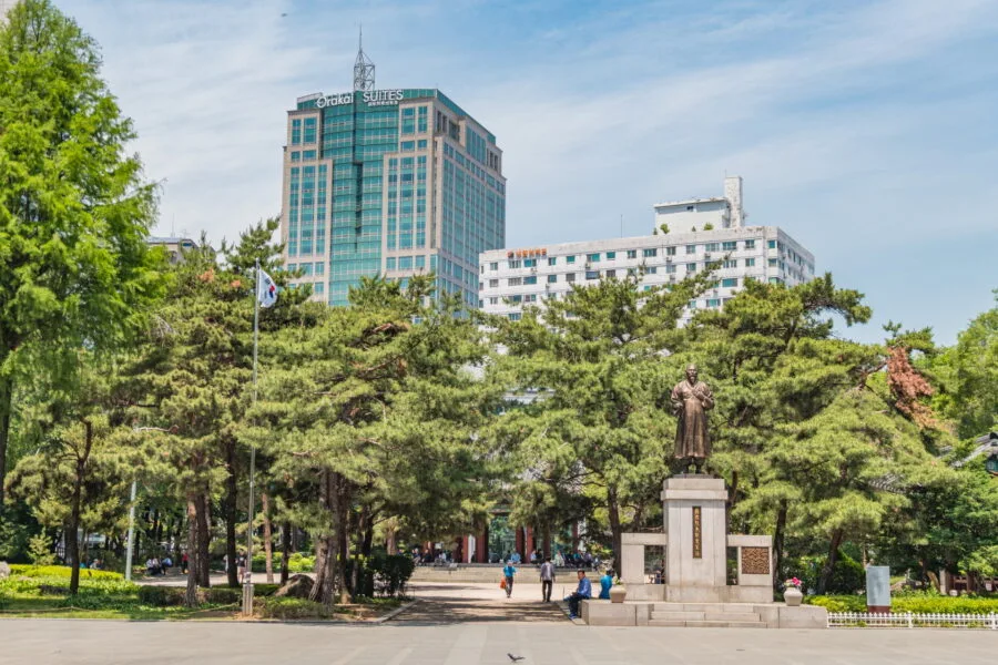 view Tapgol Park Insadong seoul