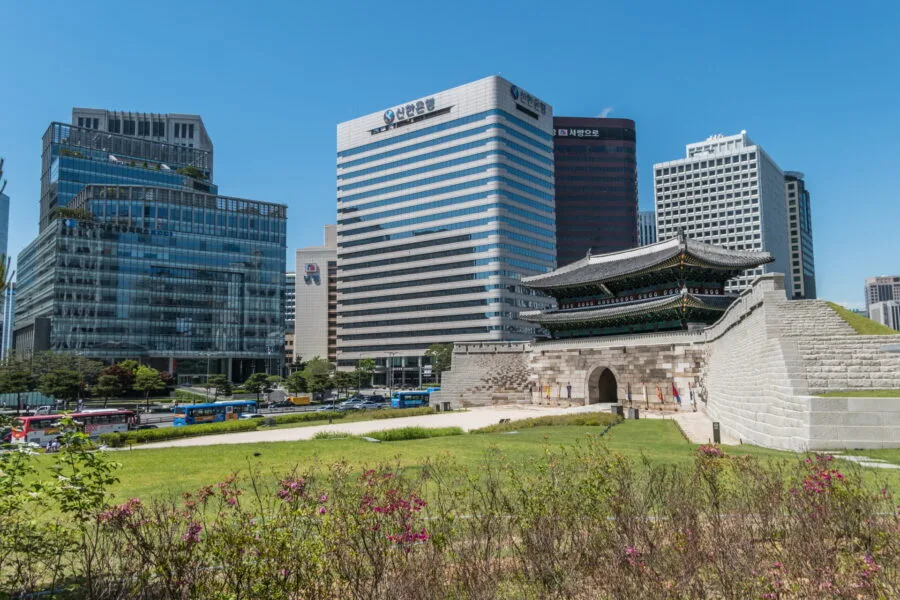 Sungnyemung namdaemun gate overview - seoul