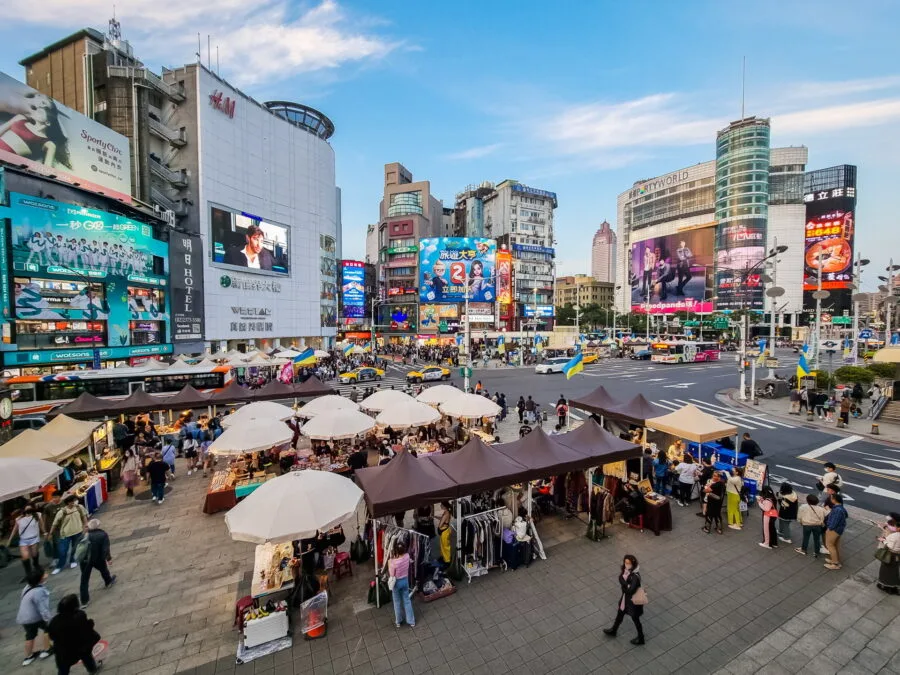 ximending district taipei overview