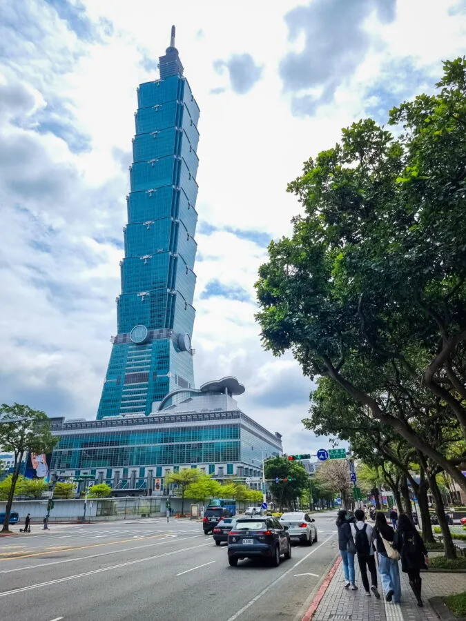 view together taipei tower 101 taiwan