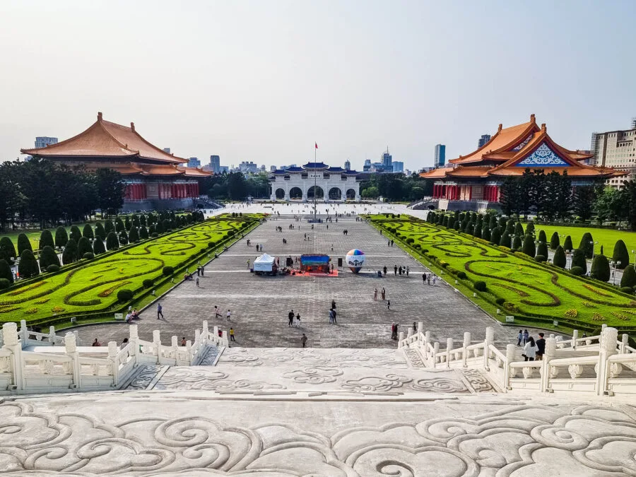 view place liberty memorial chiang kai shek taipei