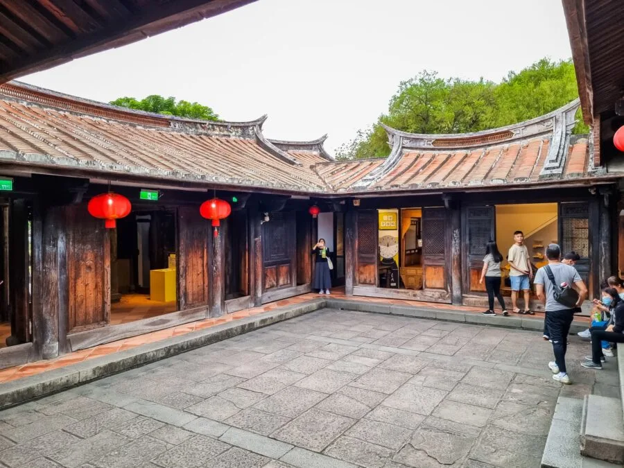 courtyard Lin An Tai Historical House and Museum taipei