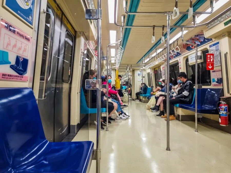 in the taipei metro