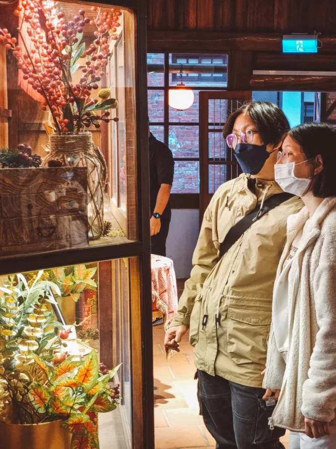 locals visiting Bopiliao historical block museum taipei