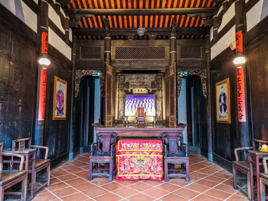 interior Lin An Tai Historical House and Museum taipei