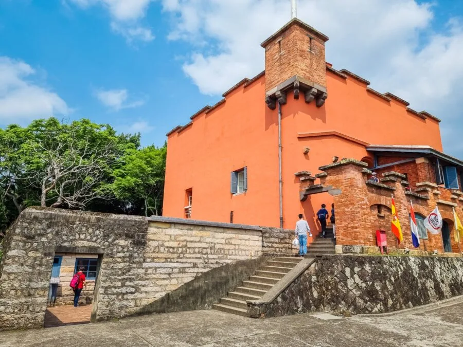 exterior fort san domingo new taipei