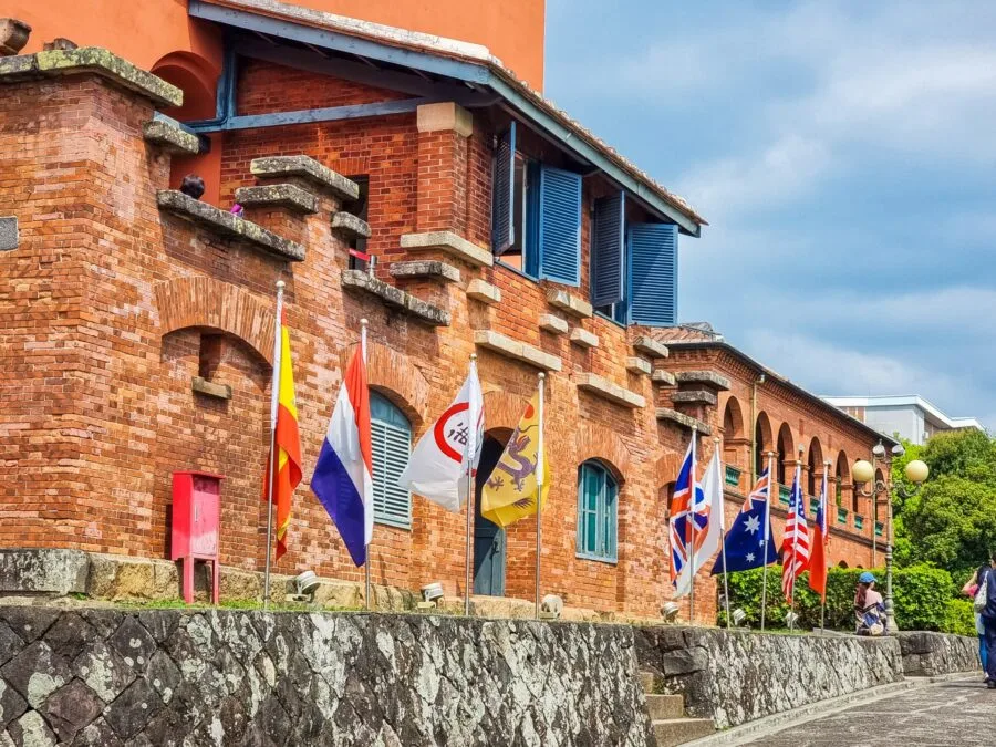 facade fort san domingo new taipei