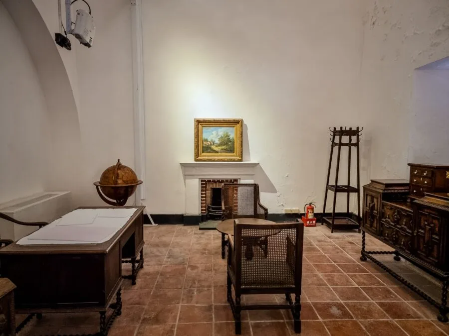 interior fort san domingo new taipei