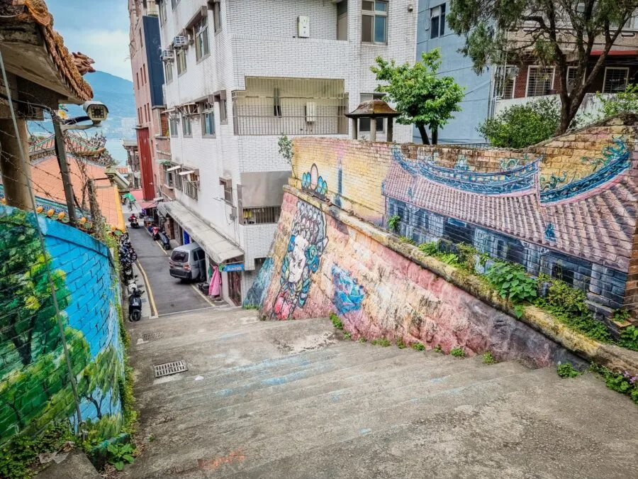 murals tamsui new taipei taiwan