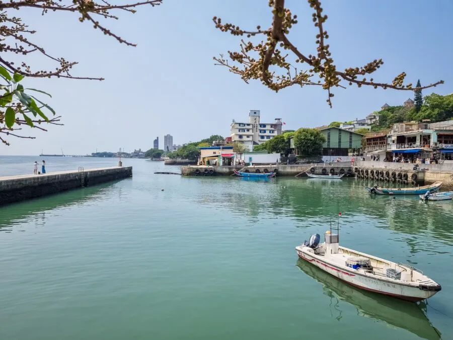 small port of hobe tamsui new taipei taiwan