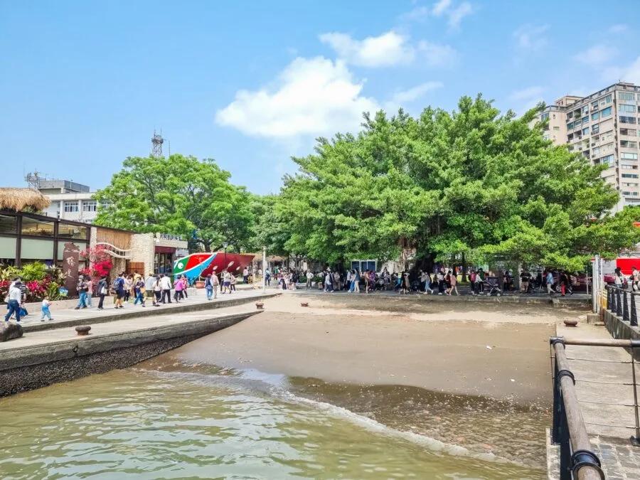 small beach hobe tamsui new taipei taiwan