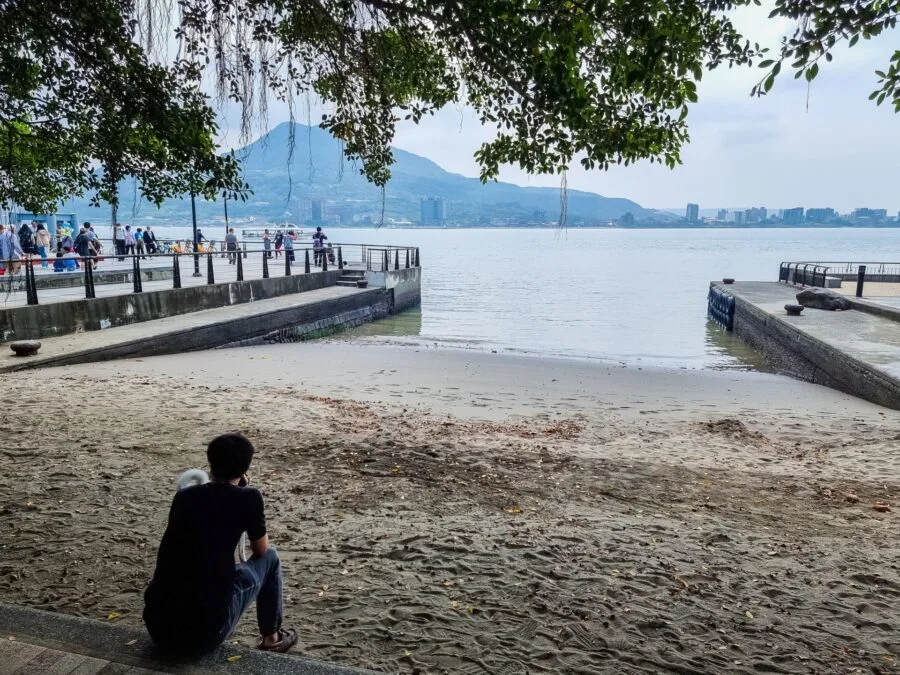 tamsui beach new taipei taiwan