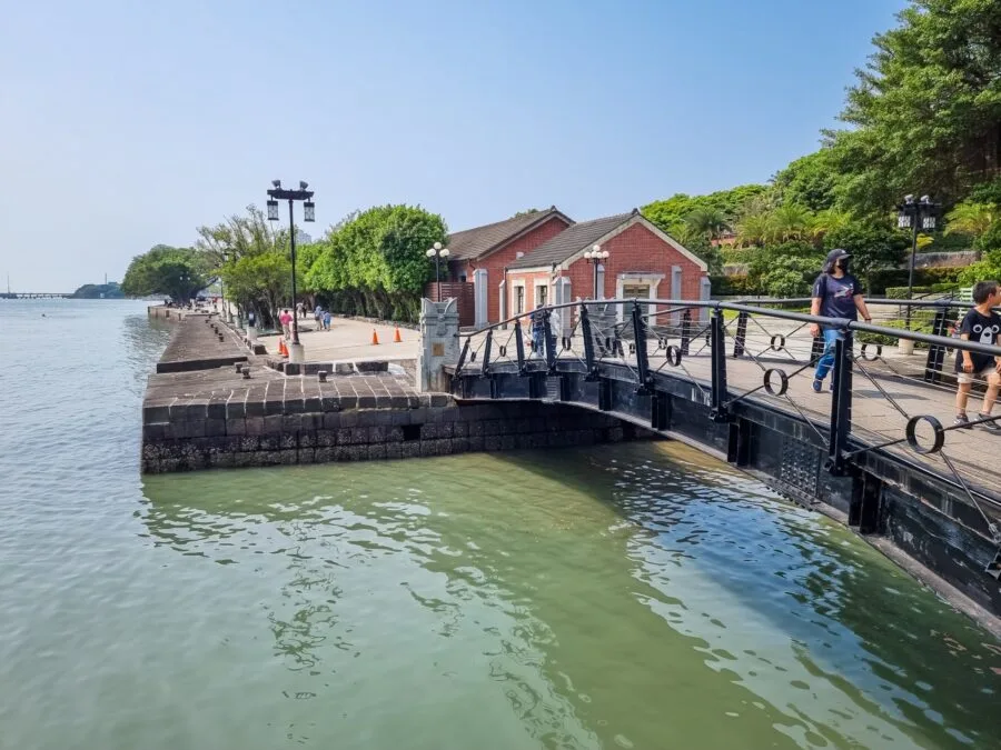 customs wharf tamsui new taipei taiwan
