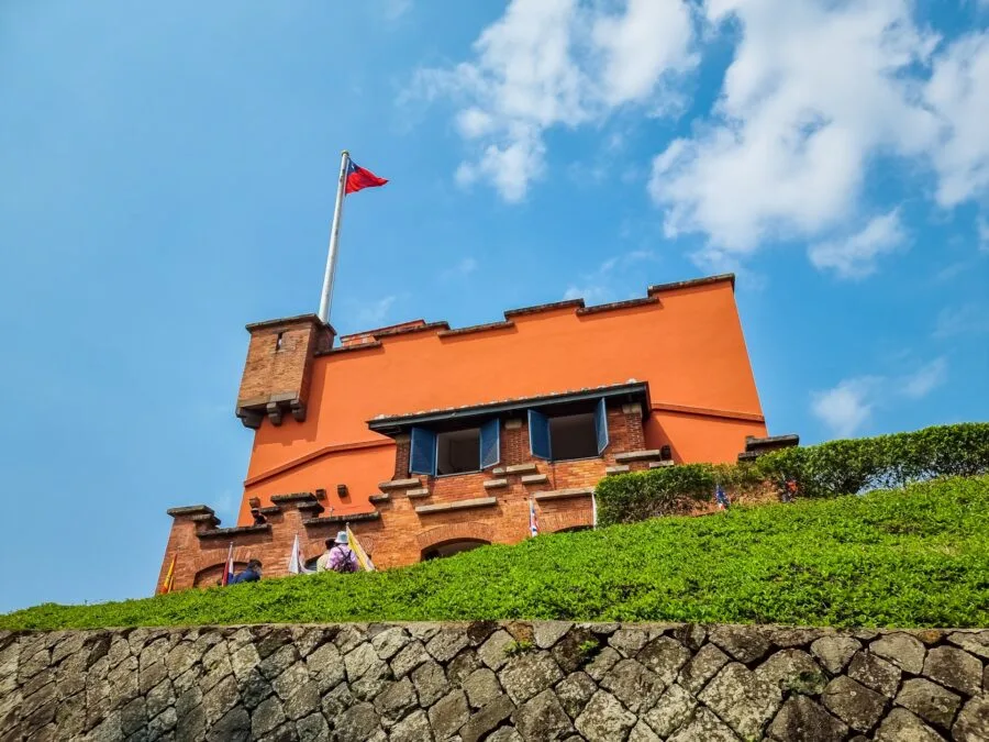 view of fort san domingo from path