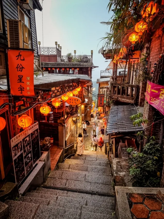 staircase shuqi road jiufen old street