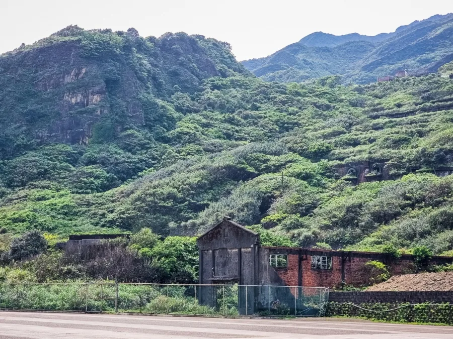 remains of mining plant shuinandong north taiwan