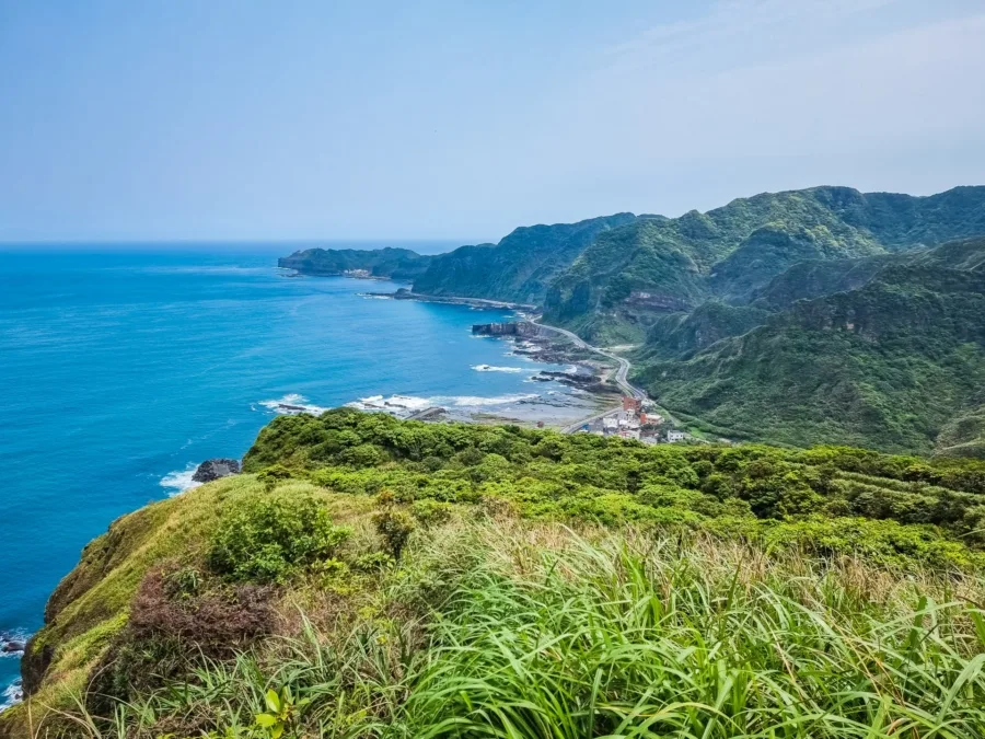 view of bitou nanzilin trail north taiwan