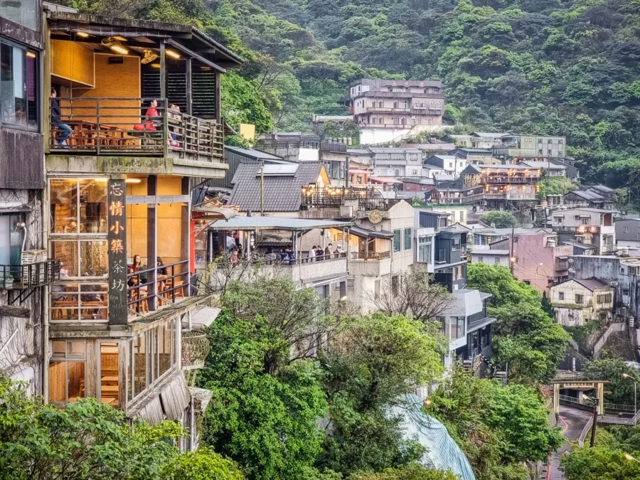 view of jiufen taiwan