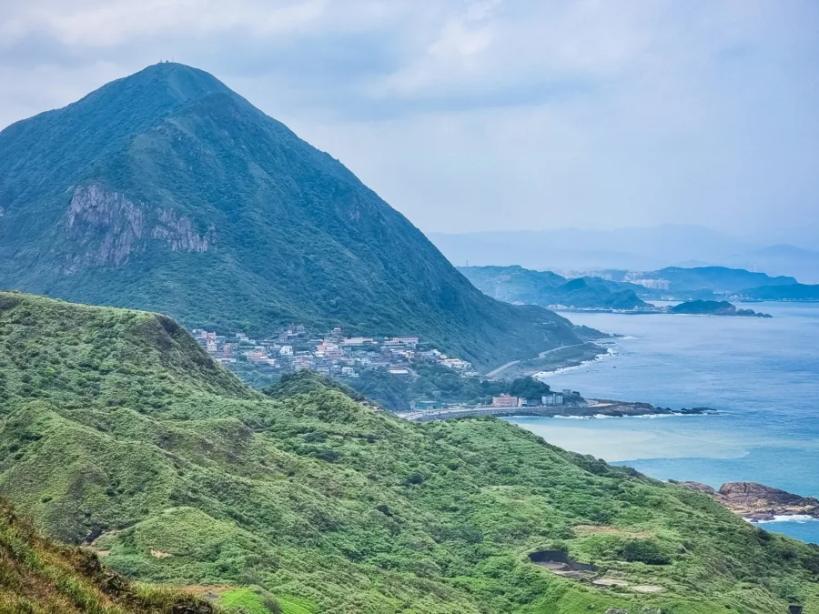 view of shuinandong from nanzilin trail north taiwan