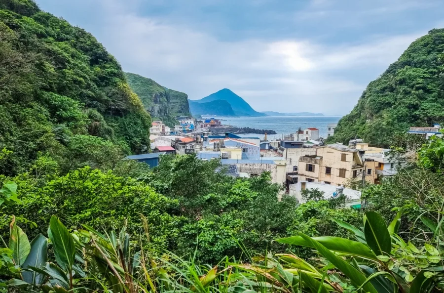 view of bitou village north taiwan