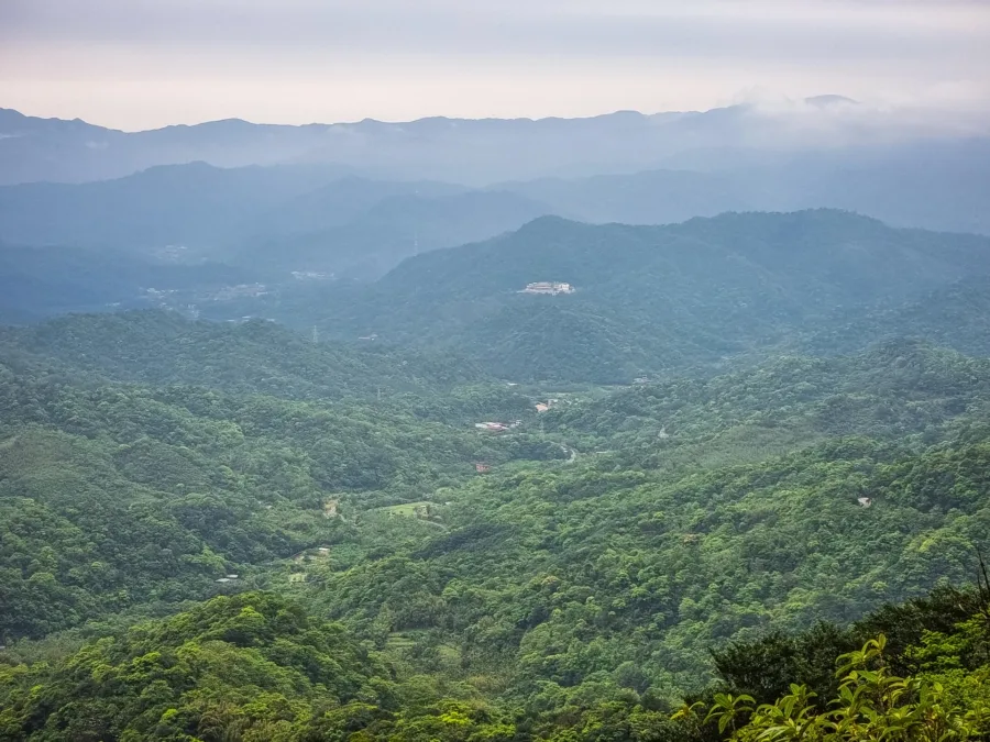 landscape road between shifen and houtong north taiwan