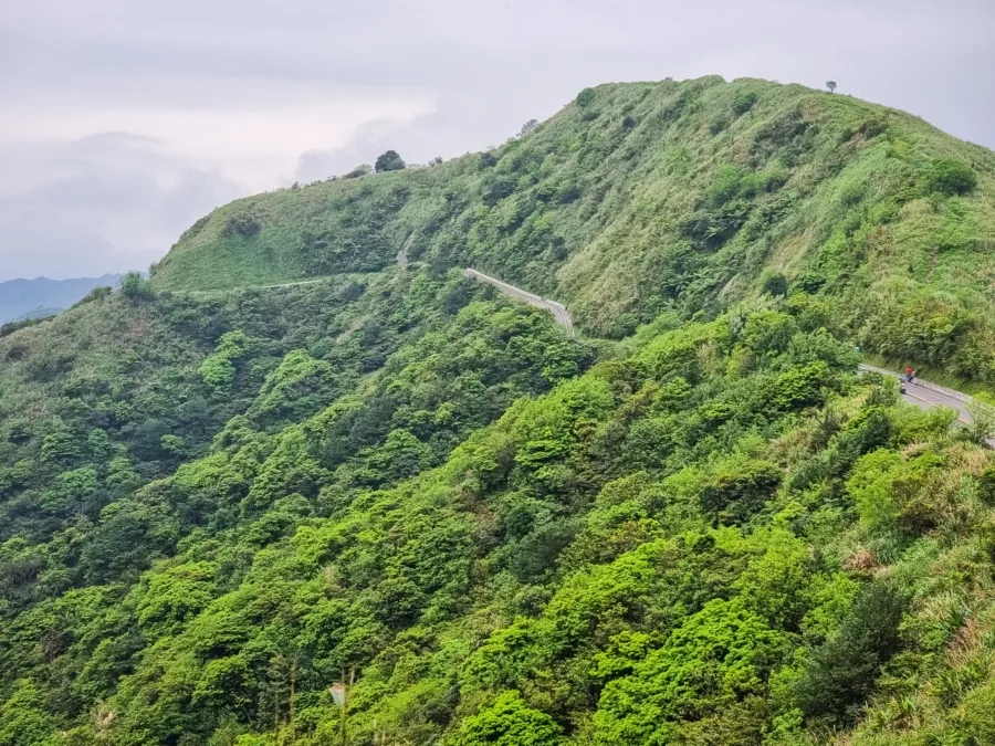 view from buyan pavilion ruifang mountain taiwan