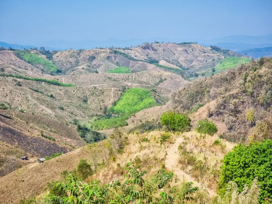 viewpoint mountain north nan thailand