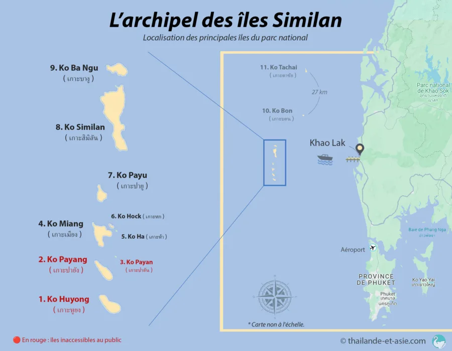 mu ko similan national park map new logo