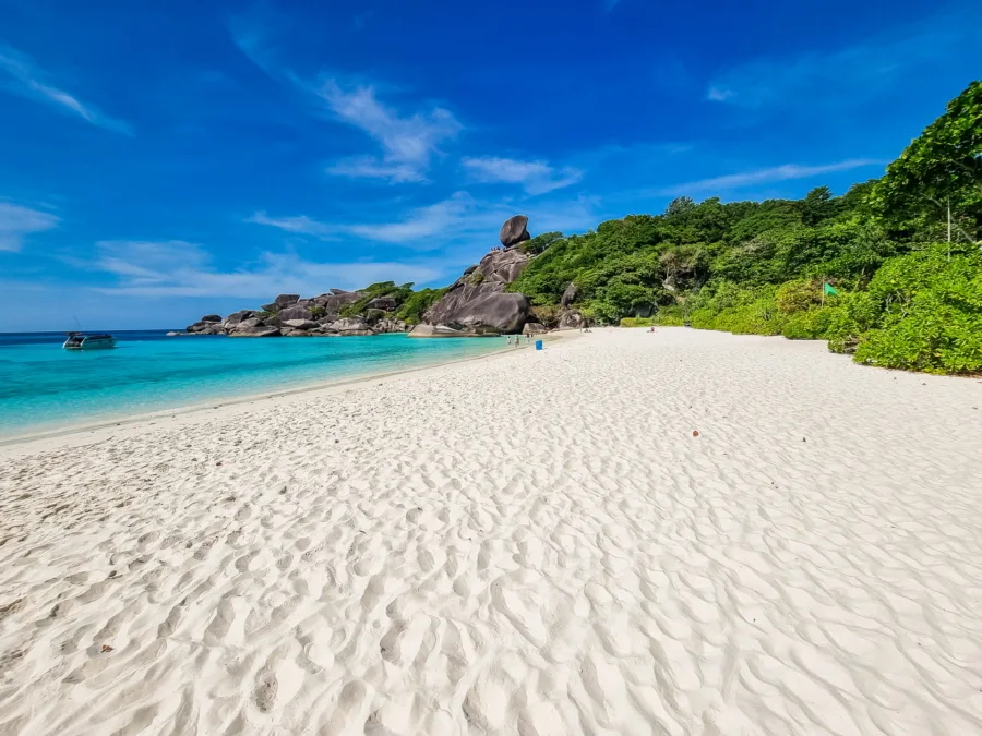 beautiful beach of ko similan thailand