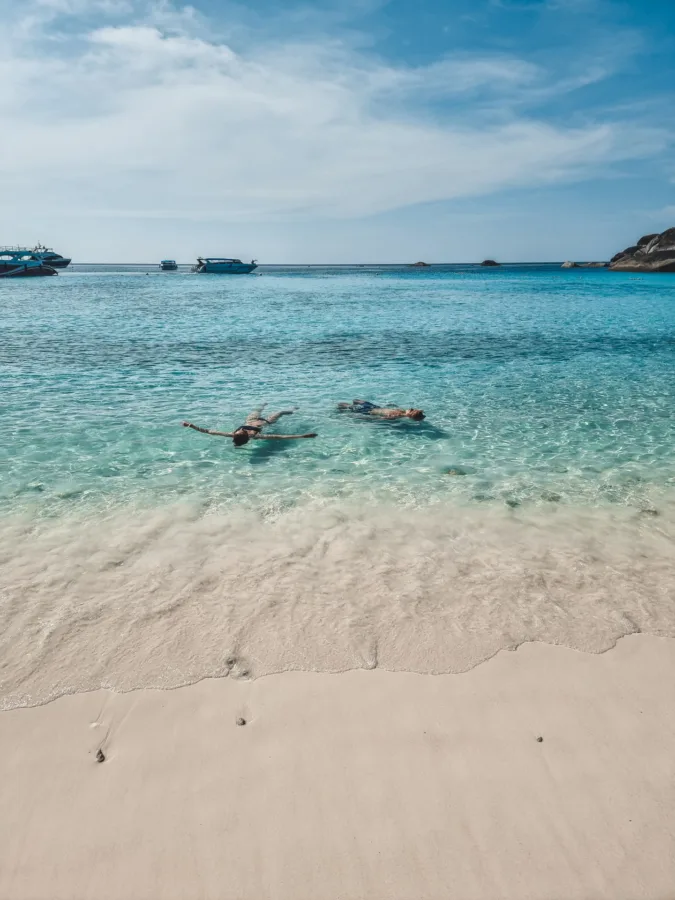 relax on ko similan beach