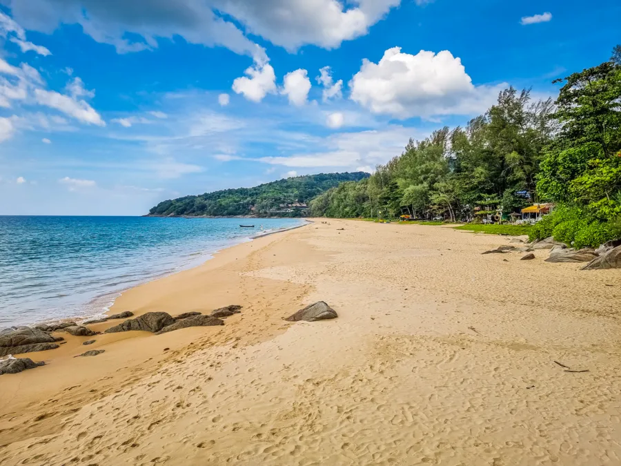 naithon beach north phuket thailand