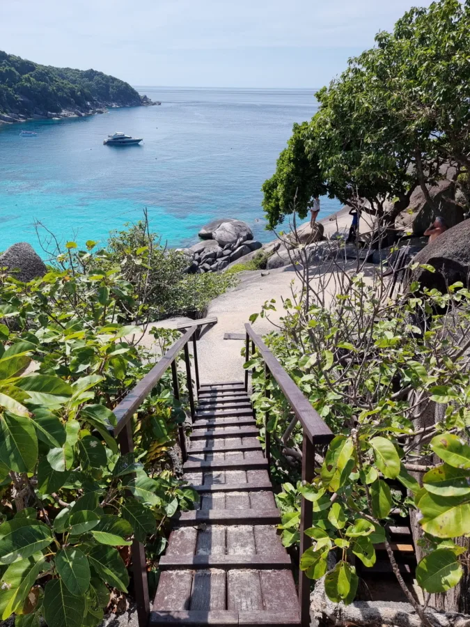 footbridge viewpoint ko similan thailand