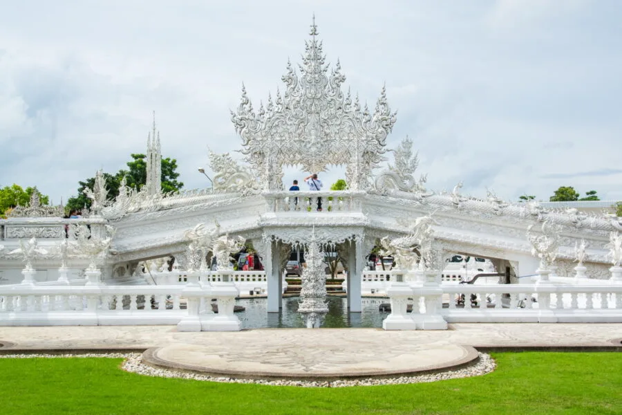 Gate of Heaven White Temple Chiang Rai Thailand