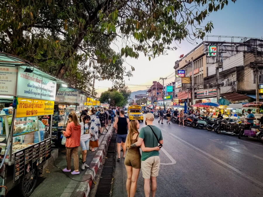 chiang mai gate market street food