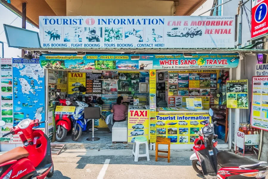 scooter rental on ko chang island thailand