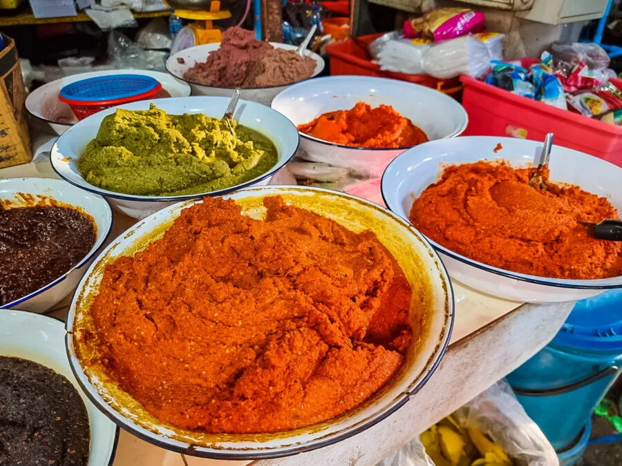 curry pastes in Thailand