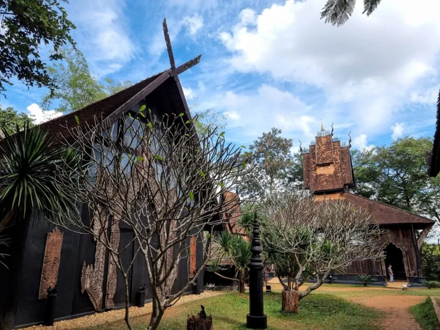 buildings at the baan dam museum chiang rai