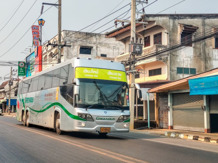 green bus chiang mai chiang rai bus