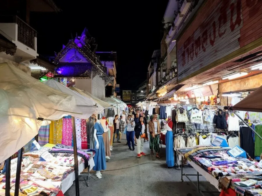 Chiang Rai Night Bazaar Night Market Street