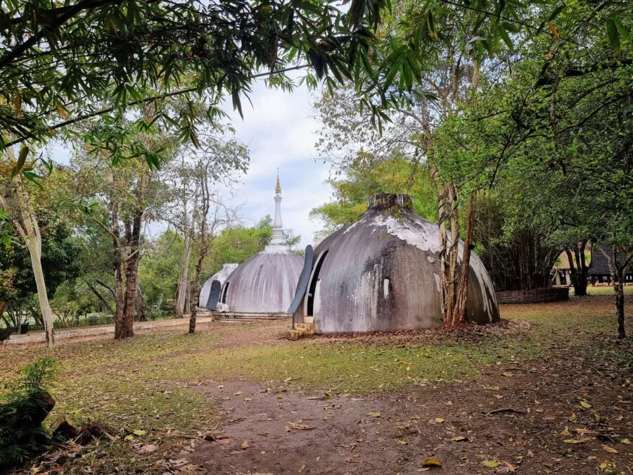 bell-shaped rooms Baan Dam Museum Chiang Rai