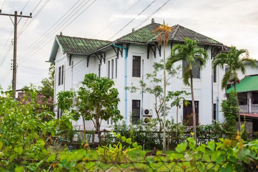 old mansion champassak laos
