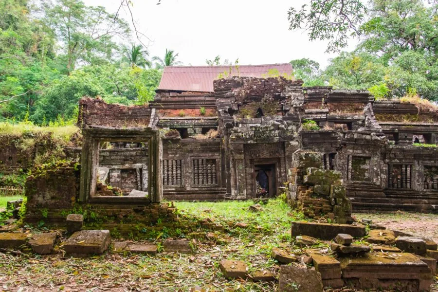 old library vat phou champassak laos