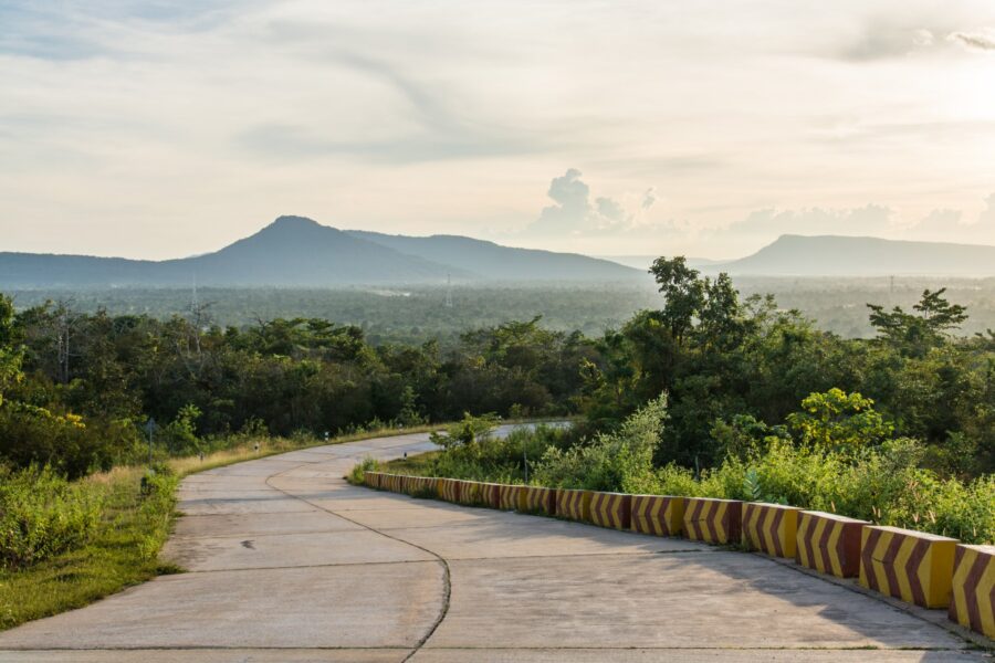 descente du wat phousalao paksé laos
