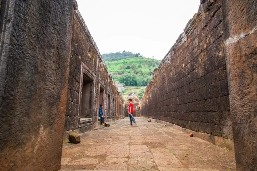 interior of the north palace of Vat Phou Champassak