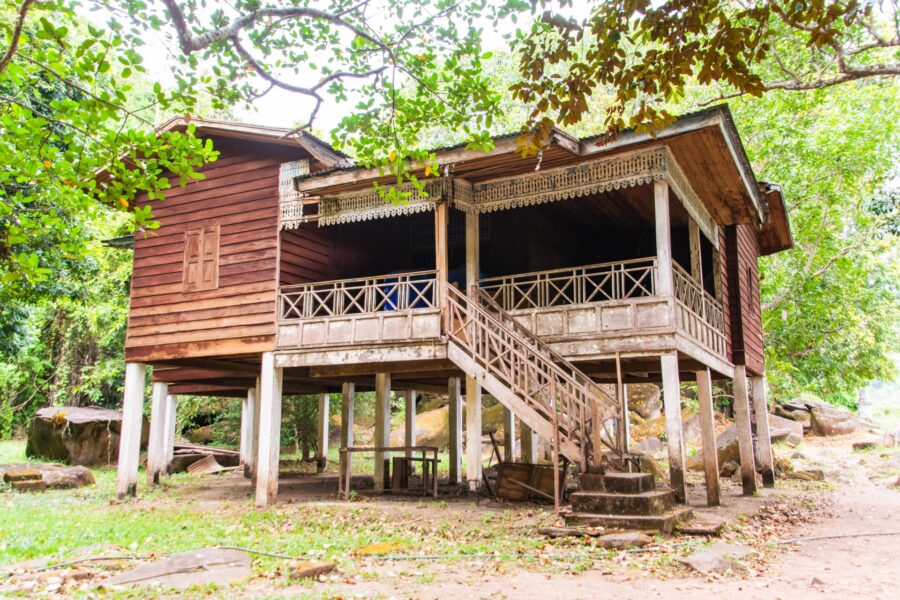 maison pour moines au vat phou champassak
