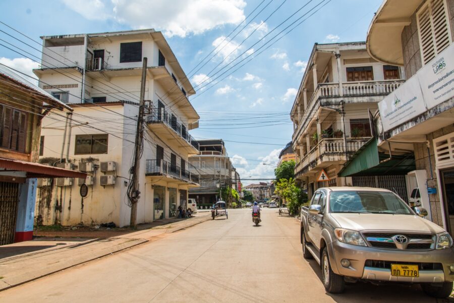 rue de paksé au laos
